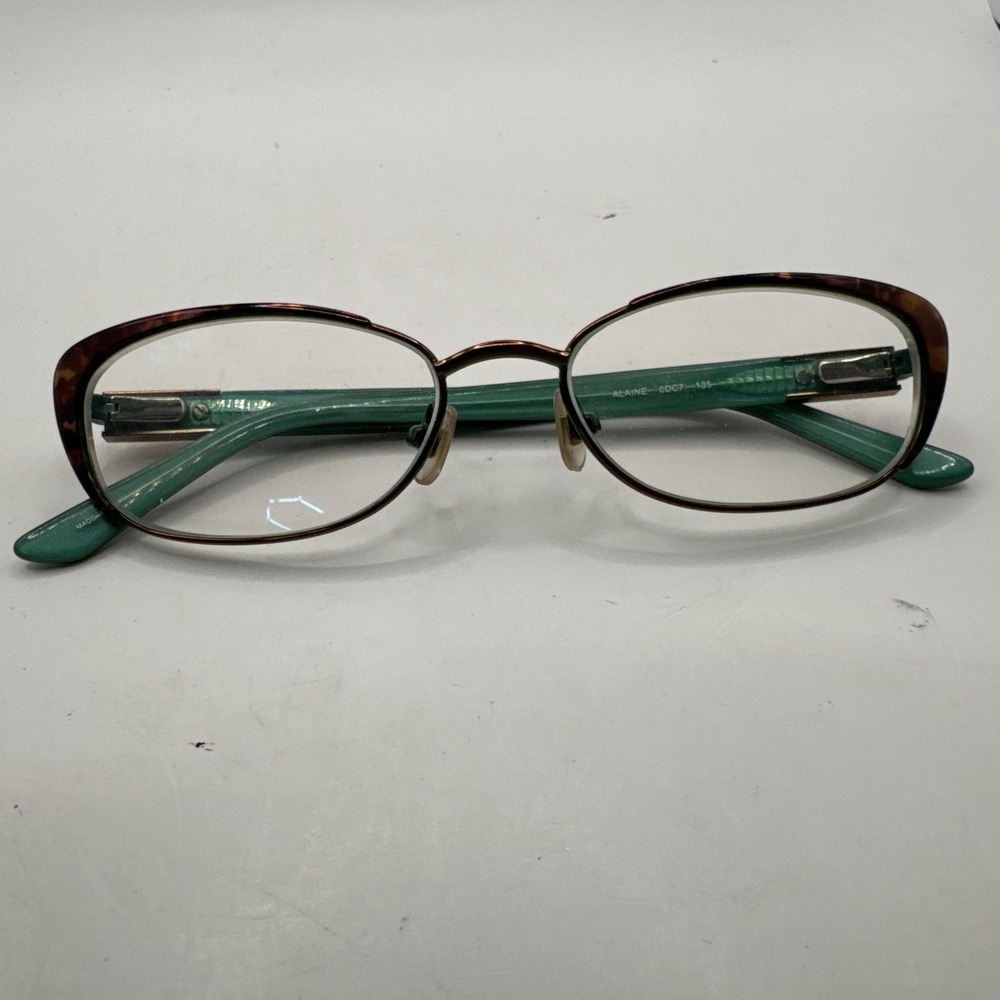 Kate Spade Alaine 0DC7 Eyeglasses Green Tortoise Cat Eye Frames 51-16-135